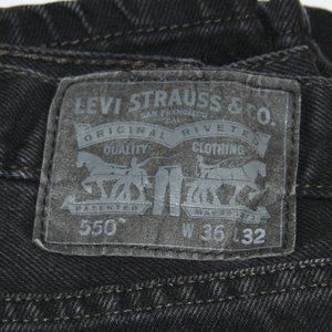 Levi's 550 Relaxed Fit Jeans Black